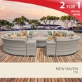 thumbnail image 2 of New Haven 11 Piece Outdoor Wicker Patio Furniture Set 11b, 2 of 7