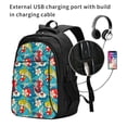 thumbnail image 2 of Easygdp Japanese Koi Mochila para Laptop de Viaje con Puerto USB, Mochila para Laptop con Puerto de Carga USB para Mujeres y Hombres, 2 of 7