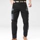 thumbnail image 4 of Pantalones largos para hombre, con bolsillos, color combinado, rectos, para exteriores, montañismo, versátiles, de poliéster, blusa y pantalón., 4 of 6