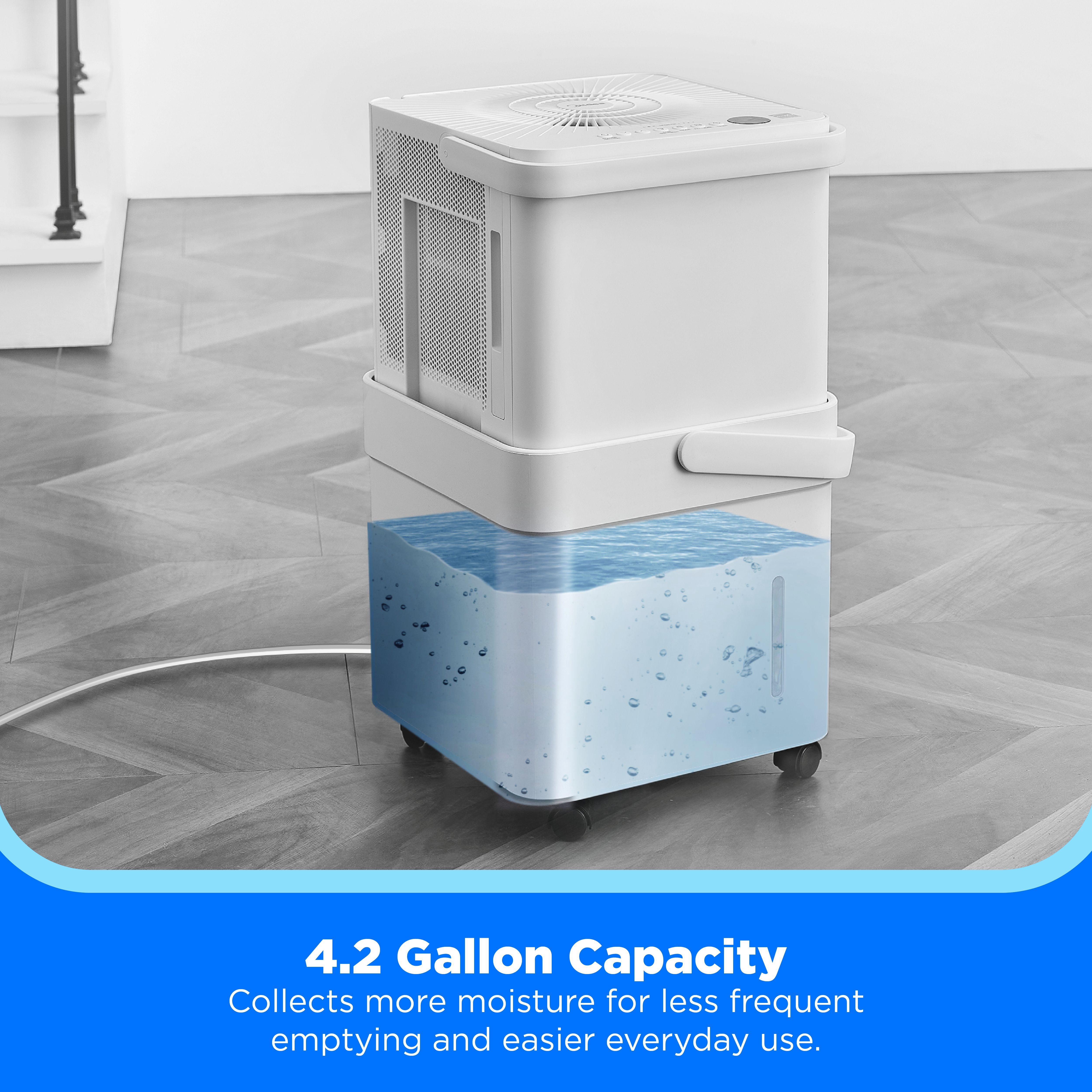 Midea Midea Cube 35 Pints 3000 Sq Ft Dehumidifier in White - Remote Controlled