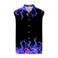 thumbnail image 4 of Njoeus Shirts For Men Beach Shirts For Men Men'S Sleeveless Shirts Button Up Beach Hawaiian Shirt For Men Big&Tall Casual Tank Tops Summer Funny Printed T Shirts S-5Xl Workout Clothes For Men On Clear, 4 of 4