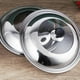 thumbnail image 3 of Ounissouiy Tapa resistente de sartenes de acero inoxidable con tapa de wok visualizada de acero inoxidable visualizada Cocina y Comedor 34cm, 3 of 6