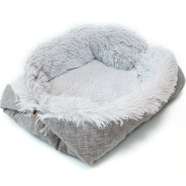 acdanc CACAGOO Pet Tent Cave Bed for Cats/Small Dogs Self-Warming 2-in-1 Cat Tent/ Bed/Cat Hut