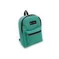 thumbnail image 2 of Everest 15" Basic Denim Backpack, Ocean Green All Ages, Unisex 1045DM-OCEAN GRN, Carrier and Shoulder Book Bag for School, Work, Sports, and Travel, 2 of 4