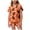 Gsleepwear91-Orange, variant on UAYOTSE Girls Short Sleeve Satin Pjs Set, Button‑Front Collared Top and Matching Shorts, Kids Sleep Loungewear for Holiday & Everyday Wear Size 8-9 Years