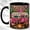 Black, variant on Pink Trailer Coffee Mug, Glam Camping Mug, Ceramic 11 oz