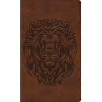 ESV Thinline Bible, Red Letter (Trutone, Brown, Royal Lion Design), (Hardcover)