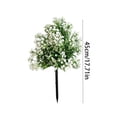 thumbnail image 3 of Artificial Gladiolus Topiary Ball Flowers With Ground Stake Outdoor Faux Plants Weather Resistant Fake Shrub Garden Decor For Porch Patio Landscaping Summer Fall Holiday Home Decoration, 3 of 7