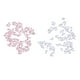 thumbnail image 1 of de Cristal para Espacias, de Piedras Preciosas Facetadas de Rondelle para Pulseras de Collar (100 Piezas) - Claro + Rosa, 0.8x0.6cm Soledad Granos sueltos facetados, 1 of 4