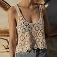 thumbnail image 3 of Verano Mujer Ahueca Hacia Fuera Las Camisetas Sin Mangas Camisola Chaleco Corsé Top De Punto Para Niñas Sunnimix Camisetas sin mangas ahuecadas, 3 of 8