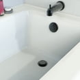 thumbnail image 2 of Keeney K826-66MB Foot Lok Stop Bathtub Drain Trim Kit, Matte Black, 2 of 8
