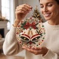 thumbnail image 6 of Christmas Diamond Art, Suncatcher Craft Kit with Sparkling Beads and Easy Instructions, Relaxing DIY Holiday Project for Window Decor Family Craft Time Christmas Party Home Display Gift-B, 6 of 6