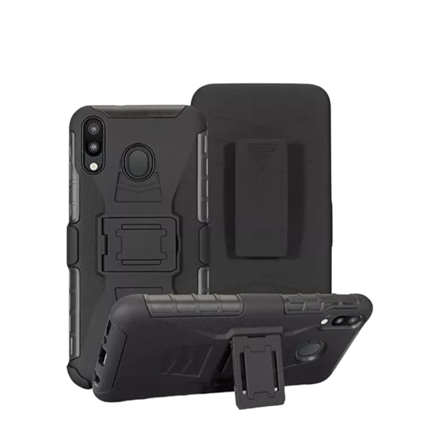 Funda Uso Rudo Clip 360 Para Samsung A20/ A30 Más 2 Micas De Cristal