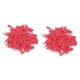thumbnail image 1 of 200X Aguja de Dispensador de Pegamento de Cabeza de Pin Conica de Plastico,25 Calibre, 0.26mm Tamano de Apertura, Rojo, 1 of 2
