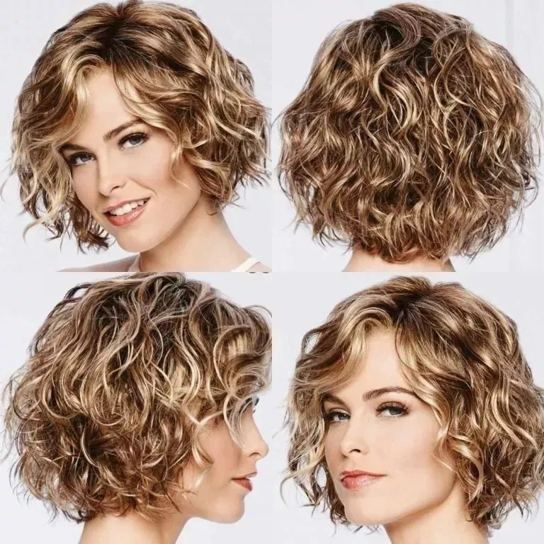 Short Blonde Wigs for Women, Short Natural Hair