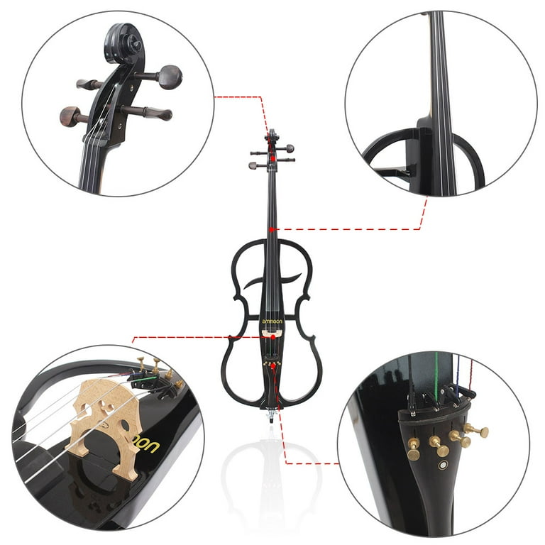 【入手困難】Ammoon 4/4 エレクトリックチェロ サイレントチェロ 入手困難】Ammoon 4/4 エレクトリックチェロ サイレントチェロ