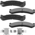 thumbnail image 2 of JADODE D784 Front Ceramic Brake Pads w/Hardware Kits Fits for GMC Savana 2500 3500 4500, GMC Sierra 1500 2500 3500 HD Yukon XL Ceramic Low Dust Brake Pad 4pc, 2 of 5