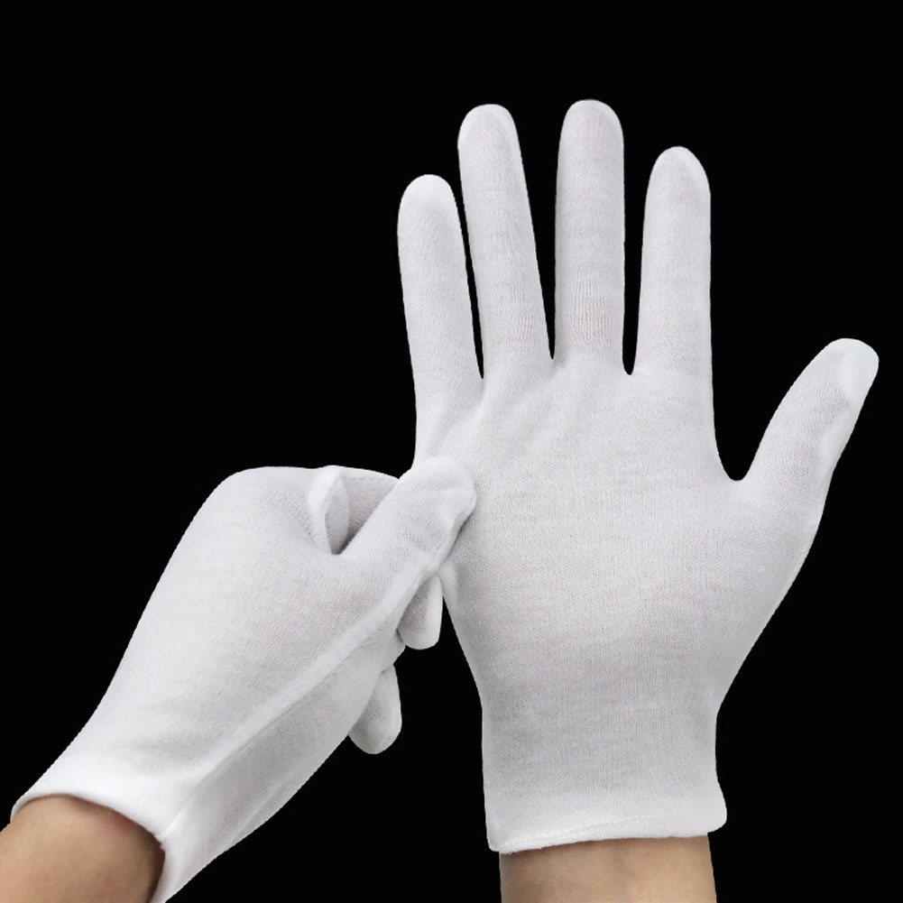 Gants Antidérapants Courts Unisexes - Blanc, Polyester, Pour Conduite, Manutention, Travail (Homme & Femme)