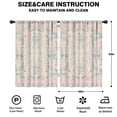 thumbnail image 2 of Blackout Kids Curtains,Boho Bohemia Flower Childrens Insulated Curtains Set Of 2,Bedroom Essentials,Toddler Room Decor 42"x63"(106x160cm), 2 of 4