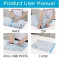 thumbnail image 6 of Fnochy Vacuum Storage Bags, Small Space Saver Vacuum Seal Bags, Space Bags, Vacuum Sealer Bags For Clothes With Travel Hand Pump, 6 of 7