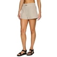 thumbnail image 4 of RBX Active Women's Toggle Drawcord Quick Drying Woven Short with Zip Pocket, 4 of 5