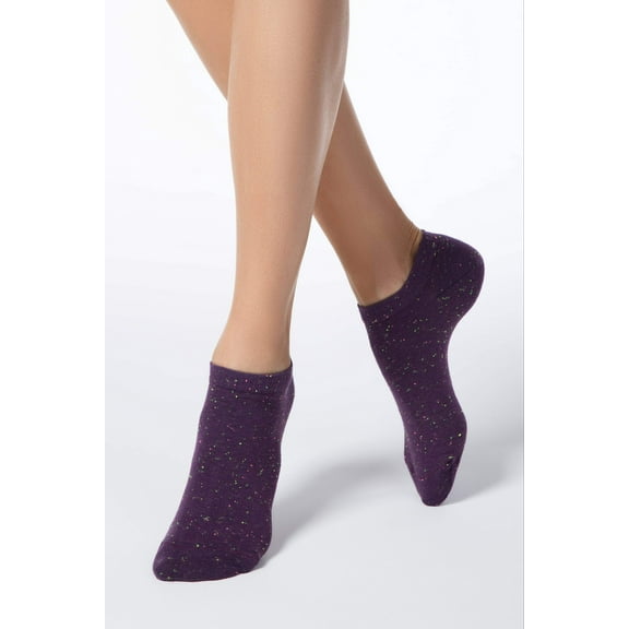 Cotton Ankle Socks Conte Active - 085 Knitted Colorful Pixels