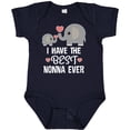 thumbnail image 3 of Inktastic Best Nonna Ever Grandchild Boys or Girls Baby Bodysuit, 3 of 5