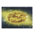 thumbnail image 1 of Galaxy Cutting Board, Panorama of Sun in Space with Luminous Effects Center of Solar System Print, Decorative Tempered Glass Cutting and Serving Board, Large Size, Yellow Blue, by Ambesonne, 1 of 1