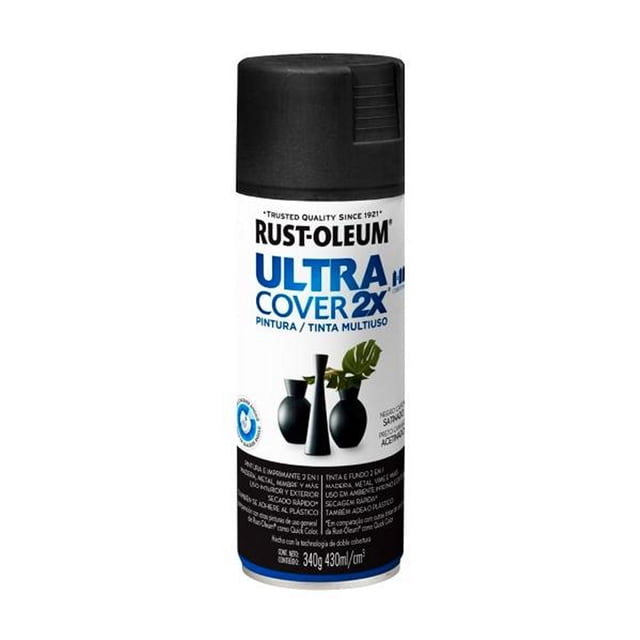 pintura en aerosol de 430 ml negro
