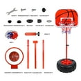 Naittoop Clearance Kids Mobile Basketball Hoop With Fillable Base naittoop-clearance-kids-mobile-basketball-hoop-with-fillable-base