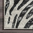 thumbnail image 3 of nuLOOM Royal Contemporary Zebra Stripes Area Rug, 6' 7" x 9', Black, 3 of 4