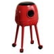 thumbnail image 2 of Innovador bote de basura alto con ruedas, contenedor de reciclaje de doble capa para espacios estrechos. Rojo, 2 of 9