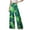 C-Green100, variant on DHFJKG Women's Boho Pants High Waisted Wide Leg Floral Printed Flowy Palazzo Summer Beach Vacation Clothes Stylish Trousers