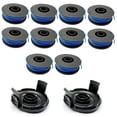 thumbnail image 1 of m9l RSJA-01+RSJA-01-1 For Spear & Jackson GT600 GT450 Lawn Mower l5j 10 Replacement Spool + 2 Sp, 1 of 5