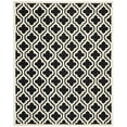 thumbnail image 2 of SAFAVIEH Cambridge Kirsten Geometric Wool Area Rug, Black/Ivory, 9' x 12', 2 of 7