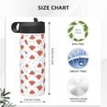 thumbnail image 4 of Fotbe Hand Drawn Watermelon Pattern 18oz Sports Insulated Kettle Stainless Steel Sports Insulated Kettle For Running Hiking Cycling Climbing Man'S Woman'S Water Bottle, 4 of 8
