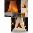 thumbnail image 3 of Kadahis Bed Canopy For Girls & Adults, Round Dome Lace Princess Canopies Netting, Elegant Double Layer Bed Canopy Drapes For Decoration, Playing,Reading,Sleepping, 3 of 6