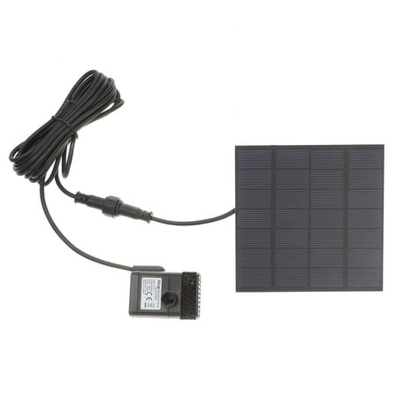 Soimiss 150l/H Solar Fountain Pump for Garden and Pool Submersible Water Pump 6V 0.8W Solar Fountain