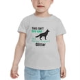 thumbnail image 2 of This Isn't Dog Hair Its German Shepherd Glitter Cute Toddler T-Shirts for Boys Girls (Gray, Youth M), 2 of 5
