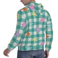 thumbnail image 6 of Fotbe Men's Hoodie with Starfish On Checkered Background Pattern - Kangaroo Pocket Pullover Hooded Sweatshirt, Perfect for Daily Wear, Travel, and Home-XX-Large, 6 of 7