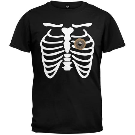 Halloween Donut Heart Skeleton Costume T-Shirt