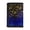 Blue Gold Brush Stroke Pattern, variant on Trifold Card Wallet Star Stripe Patriotic Pattern Waterproof Toddlers Purse for Travel, Elastic Polyester Foldable Children's Wallet