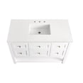 thumbnail image 5 of James Martin 330-V48-BW-3WZ Single Vanity Bright White w/ White Zeus Top, 5 of 7