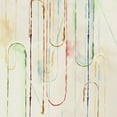 thumbnail image 2 of PI Studio 12x12 Black Ornate Wood Framed with Double Matting Museum Art Print Titled - Rainbow Paper Clips II, 2 of 4