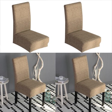 2 Pack Stretchable Cover Removable Washable for Hotel Dining Room Ceremony Slipcovers