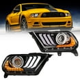 thumbnail image 3 of LED Projector Headlights for 2010 2011 2012 Ford Mustang, Sequential Turn Signal Lights Head Lights Assembly Replacement Set(S550 Style LED DRL), 3 of 12
