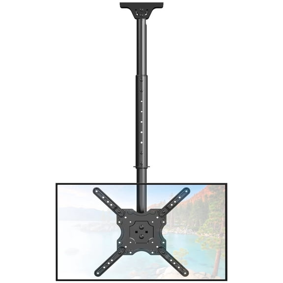 HOMOUNT Ceiling TV Mount for 26"-65" TVs, Full Motion 8 Height Adjustable TV Wall Mount Bracket, Swivel and Tilt, Max VESA 400x400mm, Holds up to 99 lbs