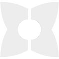 thumbnail image 4 of 16"OD x 6"ID x 6"C x 1"P Cosmo Architectural Grade PVC Contemporary Ceiling Medallion, Two Piece, 4 of 11