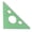 green, variant on Rupoun 3" Aluminum Alloy Right Angle Ruler, 45° Triangle, Green, Ideal for Woodworking & DIY