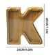 thumbnail image 3 of Lata de ahorro de madera con letras en inglés y cristal transparente., 3 of 6